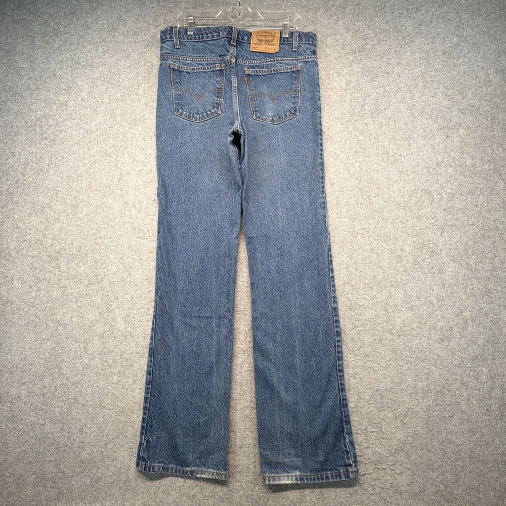 Vintage Levis 517 Orange Tab Bootcut Jeans 36x36 (Fits 34x35) Made in USA 1995